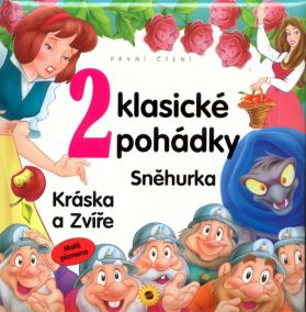 2 klasické pohádky - První čtení - Malá písmena (Sněhurka, Kráska a Zvíře)