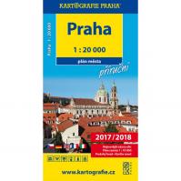 Praha - 1:20 000 plán města příruční