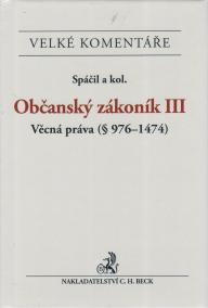 Občanský zákoník III.