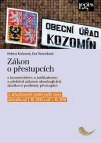 Zákon o přestupcích s komentářem a judikaturou - 3. aktualizované vydání