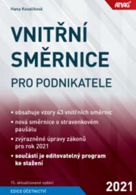 Vnitřní směrnice pro podnikatele 2021