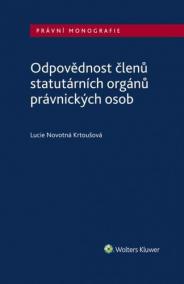 Odpovědnost členů statutárních orgánů právnických osob