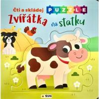 Čti a skládej Puzzle - Zvířátka na statku