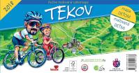 Tekov - ručne maľovaná cyklomapa 2018