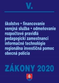 Zákony 2020 V - Verejná správa a samospráva - úplné znenie k 1.1.2020