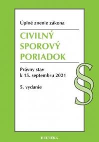 Civilný sporový poriadok. Úzz, 5. vyd., 9/2021