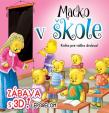 Macko v škole - zábava s 3D leporelom