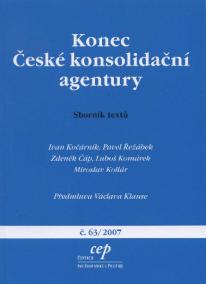 Konec České konsolidační agentury