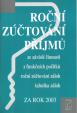 Roční zúčtování příjmů za 2003