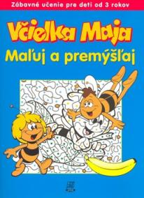 Včielka Maja - Maľuj a premýšľaj