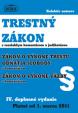 Trestný zákon Zákon o výkone trestu odňatia slobody Zákon o výkone väzby