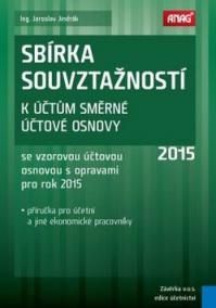 Sbírka souvztažností k účtům směrné účtové osnovy 2015