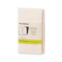 Moleskine: Volant zápisníky linkované bílé XS