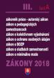 Zákony 2018-III časť A